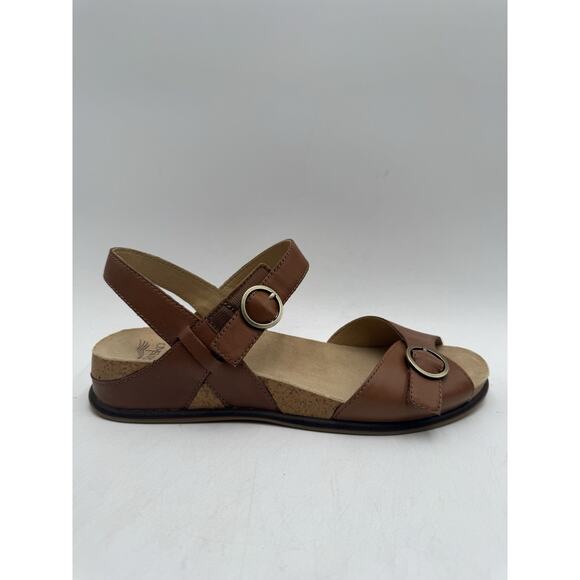 Dansko CANDACE BURNISHED NAPPA Women's NEW Sandal Tan EU Size 40 - Picture 4 of 11